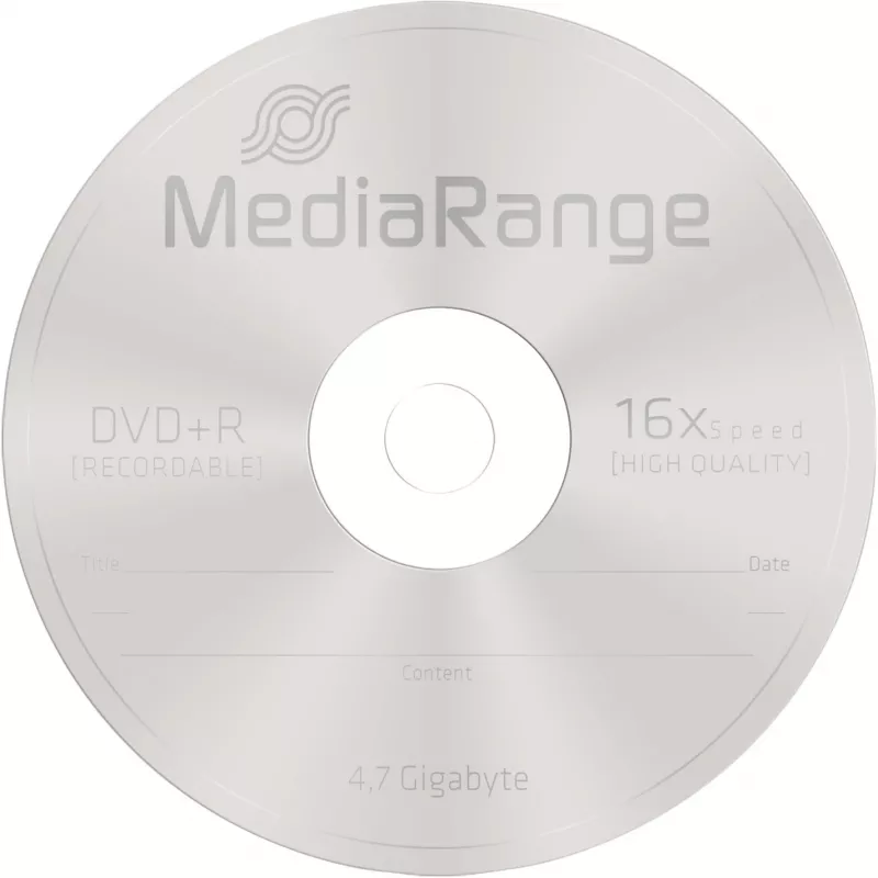 MEDIARANGE 100 x DVD+R - 4.7 GB (120 min.) 16x