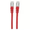 Intellinet tīkls komutācijas kabelis, Cat6, 0.5m, Red, Copper, S/FTP, LSOH / LSZH, PVC, RJ45, Gold Plated Contacts, Snagless, Booted, Lifetime Warranty