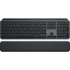 Bezvadu pilna izmēra tastatūra Logitech Master MX Keys S — Graphite, Bluetooth & 2.4 GHz (Nano), USB-C uzlādējama, fona apgaismojums, QWERTY US International