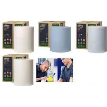Tīrīšanas salvetes Tork 90537 Durable baltas, viena iepakojuma, universālas tīrīšanai