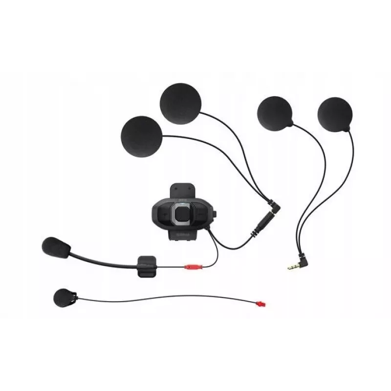 Motocikla domofons Sena FreenConn FX Pro V2 EU MESH — Bluetooth 4.1, diapazons 800 m, IP65, sarunu laiks 13 h, Li-Ion