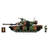 Konstrukciju komplekts Cobi M1A2 SEPV3 Abrams modelis ar 1065 ķieģeļiem