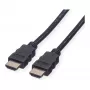 ROLINE HDMI kabelis no pārstrādātiem materiāliem 2 m 3 x HDMI Type A Melns