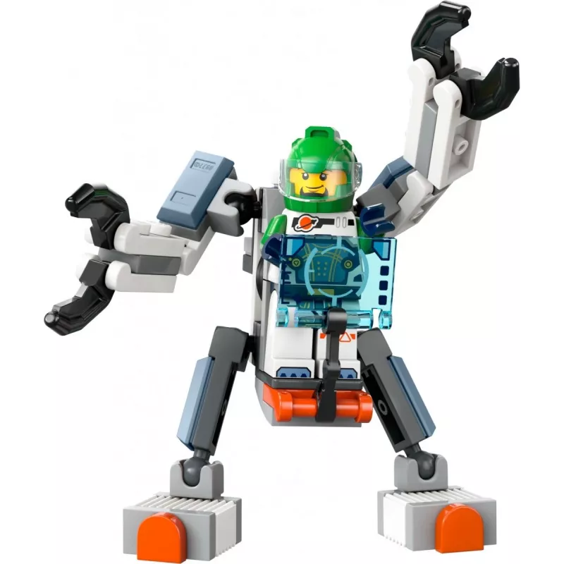 LEGO City kosmosa pētnieka meha konstrukcijas rotaļlieta 30694 ar kustīgām rokām un kājām