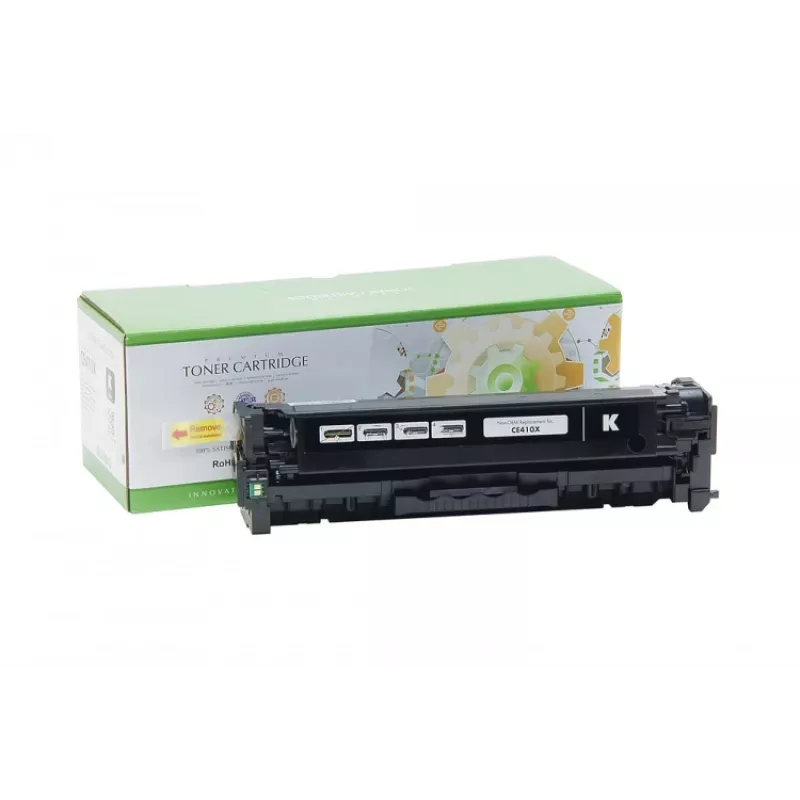 Saderīgs Static Control HP 305A (CE410X) tonera kārtridžs, melns