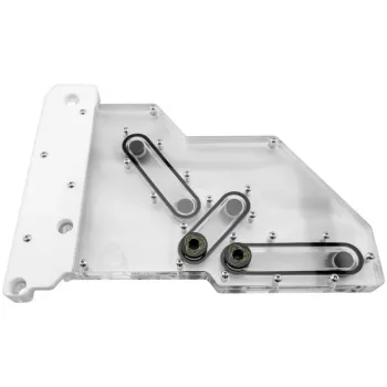 Singularity Computers Spectre 2.0 Elite Kit Side Distro Plate - balta