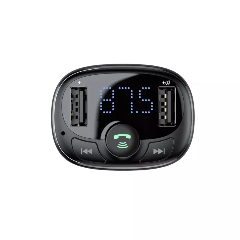 FM raidītājs Baseus SUP0004410 87.5-108 MHz Bluetooth USB Melns