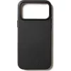 Mujjo Full Leather Case vāciņš priekš iPhone 17 Pro Max Melns