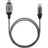 Goobay Ethernet kabelis USB-C 3.1 uz RJ45 plāns 5 m - savieno maršrutētāju, modemu vai (74405)