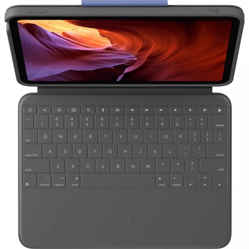 Logitech 920-011200 mobilās ierīces tastatūra QWERTZ vācu valodai Smart Connector grafīta