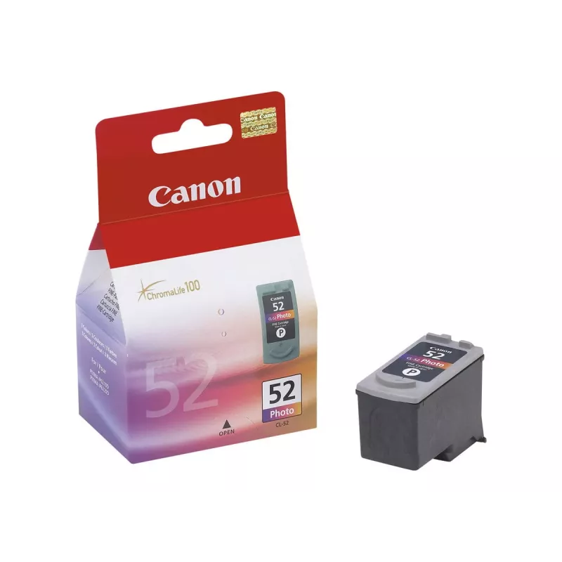 Canon CL-52 tintes kasetne 1 gab. Oriģināls Melns, Ciāna, Fuksīna, Dzeltens