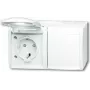 BUSCH JAEGER 2084-0-0723 - CEE 7/3 - 2P+E - Balta - IP44 - 250 V - 16 A