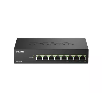 Nepārvaldāms komutators D-Link DMS-108P/E 8 portu 2,5 G PoE++ 40 Gbit/s