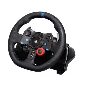 Sacīkšu stūre Logitech G29 Force Feedback ar austiņām Astro A10 – stūre ar spēka atgriezenisko saiti un komplektā iekļautām Astro A10 austiņām