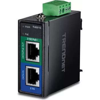 TRENDnet TI-IG215 PoE+ Injektors Industrial 2.5G - 1 Gbps - Ethernet (TI-IG215)