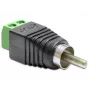 RCA savienotāju adapteris DeLOCK 65417 Melns Zaļš Sudrabains