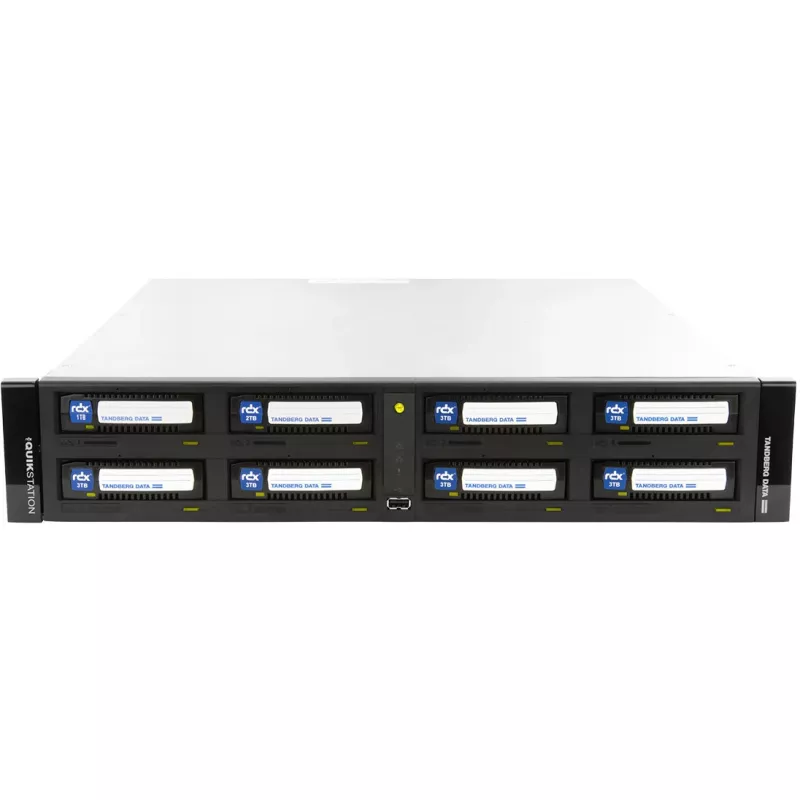 Tandberg RDX QuikStation 8 RM 8-bay 2x 10Gb Ethernet 2U jauna
