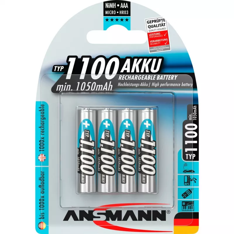 Mājsaimniecības baterija AAA Ansmann 5035232