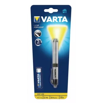 Varta -LEDPL - pin-Blinklicht - Sudrabaina - Alumīnijs - LED - 1 lampas - 3 lm