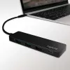 LogiLink UA0311 USB-C 3.2 Gen 2 Multiport Hub 4 porti melns