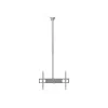 Sunne PL-C62 - Montāžas komplekts (griestu stiprinājums) - plakanajam ekrānam - tērauds - sudrabs - ekrāna izmērs: 94-160 cm (37-63 inch)