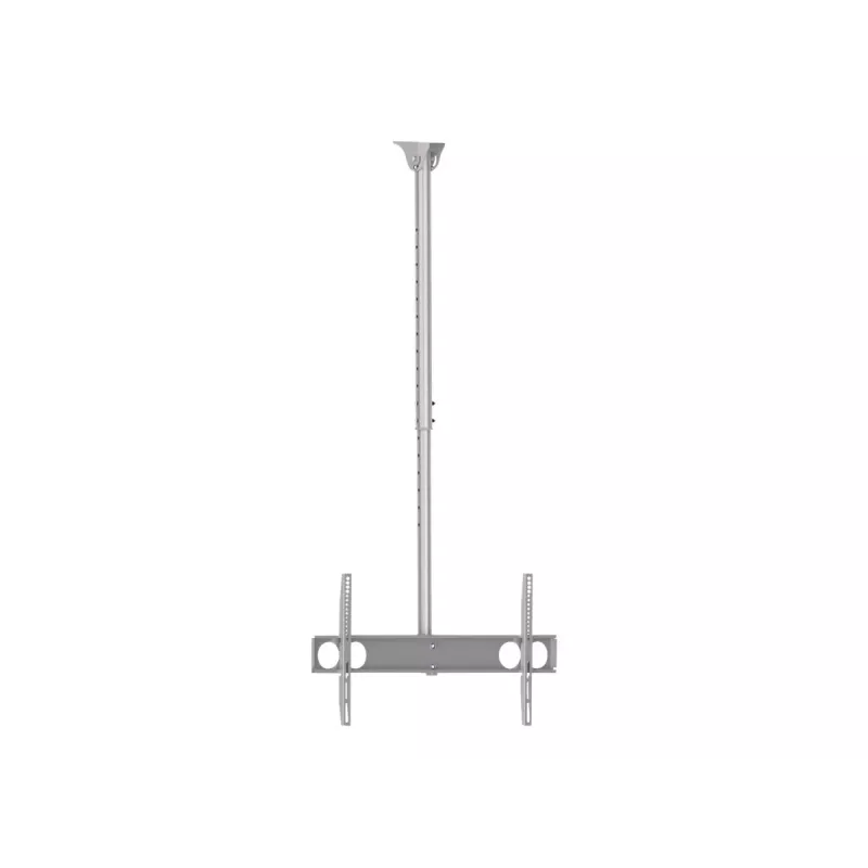 Sunne PL-C62 - Montāžas komplekts (griestu stiprinājums) - plakanajam ekrānam - tērauds - sudrabs - ekrāna izmērs: 94-160 cm (37-63 inch)