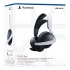Sony PULSE Elite austiņas ar vadu & bezvadu savienojumu, galvas stīpa, spēlēm, Bluetooth, uzlādes statīvs, melnas, baltas