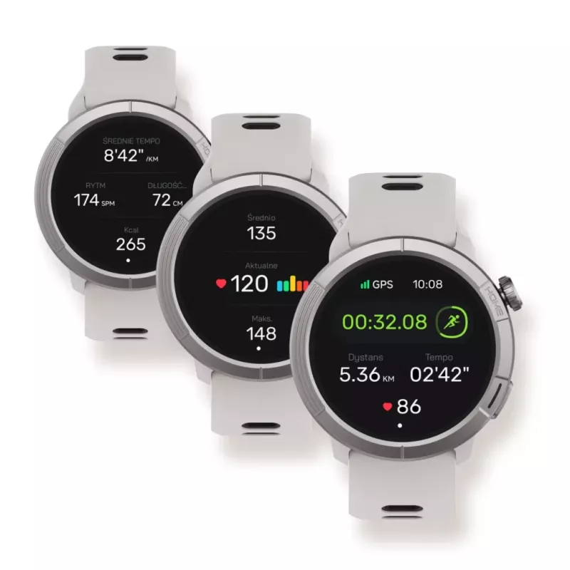 Stelio viedpulkstenis Activ Pro GPS modelis STSWA102TN, 46 mm titāna korpuss