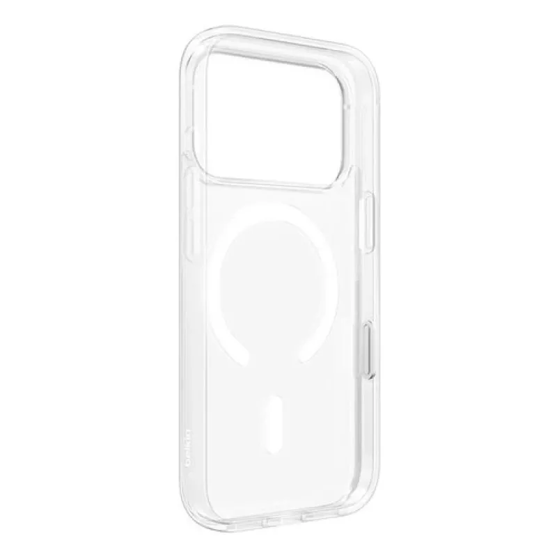 BELKIN MAGNĒTISKAIS AIZSARGAPVALKS IPHONE 17 PRO CAURSPĪDĪGS