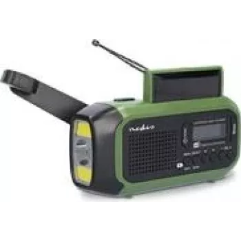 Nedis RDDBCR2000GN avārijas radio DAB+, UKW, FM avārijas radio, DAB+, UKW zaļš, melns (RDDBCR2000GN)