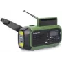 Nedis RDDBCR2000GN avārijas radio DAB+, UKW, FM avārijas radio, DAB+, UKW zaļš, melns (RDDBCR2000GN)