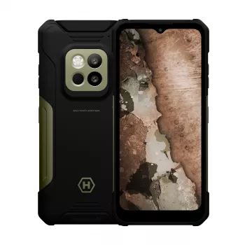 HAMMER Construction 2 Thermal 5G Military Edition 16.7 cm (6,58) Dual SIM Android 14 USB Type-C 8 GB 256 GB 6500 mAh Melns, Zaļš