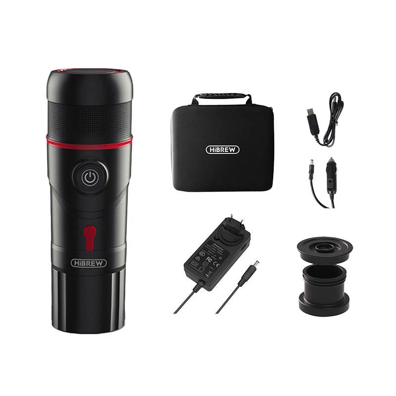Pārnēsājams 3-in-1 kafijas automāts ar maciņu HiBREW H4-premium 80W