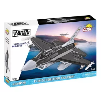 Konstruktoru komplekts Cobi F-16D Fighting Falcon, 436 gab., mērogs nav norādīts