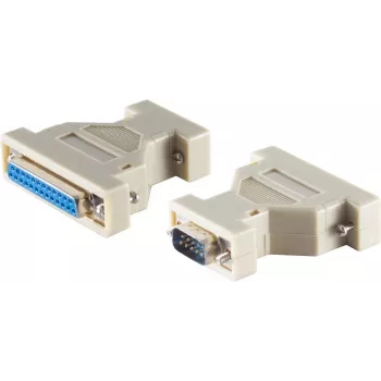 Sub-D adapteris ShiverPeaks 9 kontaktu uz 25 kontaktu (modelis 78421) kabeļa adapteris seriālajai savienojamībai