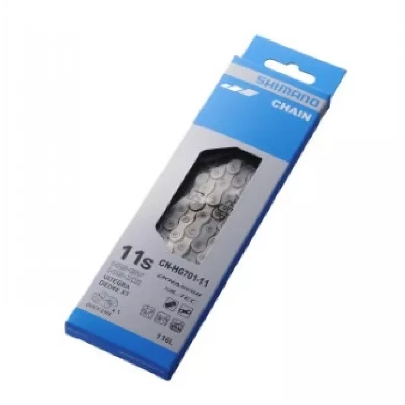 Velosipēda ķēde Shimano CN-HG701-11 Melna 257g