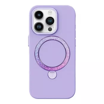 Aizsargājošs tālruņa futrālis Joyroom PN-14L4 Dancing Circle iPhone 14 Pro Max, violets, plāns