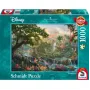 Galda spēle Schmidt Spiele 4059473 — 1000 gabali, Džungļu grāmatas multfilmu ilustrācijas, 693 mm platums