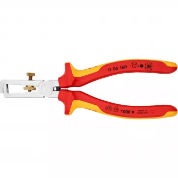 Knipex 11 06 160 kabeļu noņēmējs oranžs, sarkans