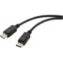 Renkforce DisplayPort savienojuma kabelis DisplayPort spraudnis, DisplayPort spraudnis 2,00 m melns RF-5771516 PVC apvalks DisplayPort kabelis (RF-5771516)
