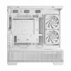 PC Midi Tower korpuss DeepCool CG380 3F WH — Balts, 235×437×451 mm, atbalsta 2,5 collu/3,5 collu, apakšā novietots barošanas bloks, 3x 120 mm ventilatori iekļauti