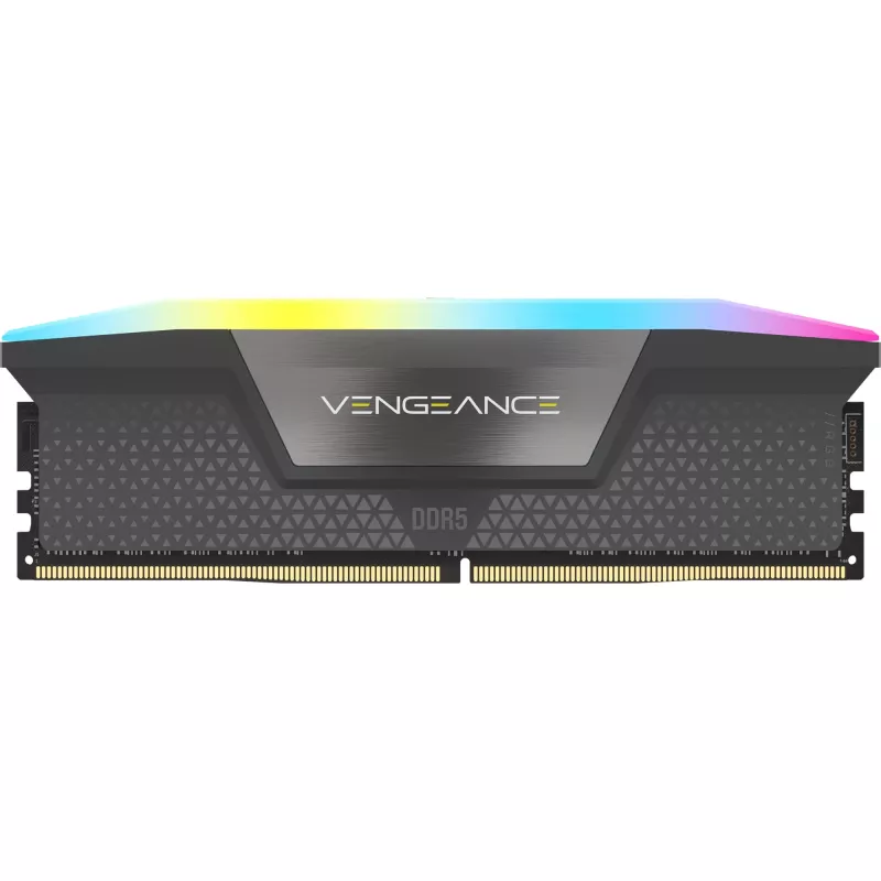 DIMM 64 GB DDR5-6000 (4x 16 GB) Quad-Kit, atmiņa melna, CMH64GX5M4B6000C36, Vengeance RGB, INTEL XMP