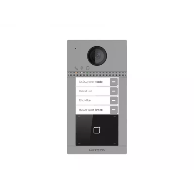 Video ieejas sistēma Hikvision DS-KV8413-WME1(C) 2 MP pelēka IP65