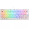 Ducky One 3 Aura White TKL Gaming Tastatur RGB LED - Kailh Jellyfish Y US - Weiße Gaming-Tastatur im TKL-Formfaktor - US-Tastenlayout - Hot-Swap-fähig