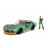 Auto Jada Toys Street Fighter 1969 Chevrolet 1:24 metāliska zaļa