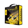 HDMI kabelis GEMBIRD CCBP-HDMI8K-AOC-20M, 20 m, HDMI 2.1, 48 Gbit/s, apzeltīts A tips, melns