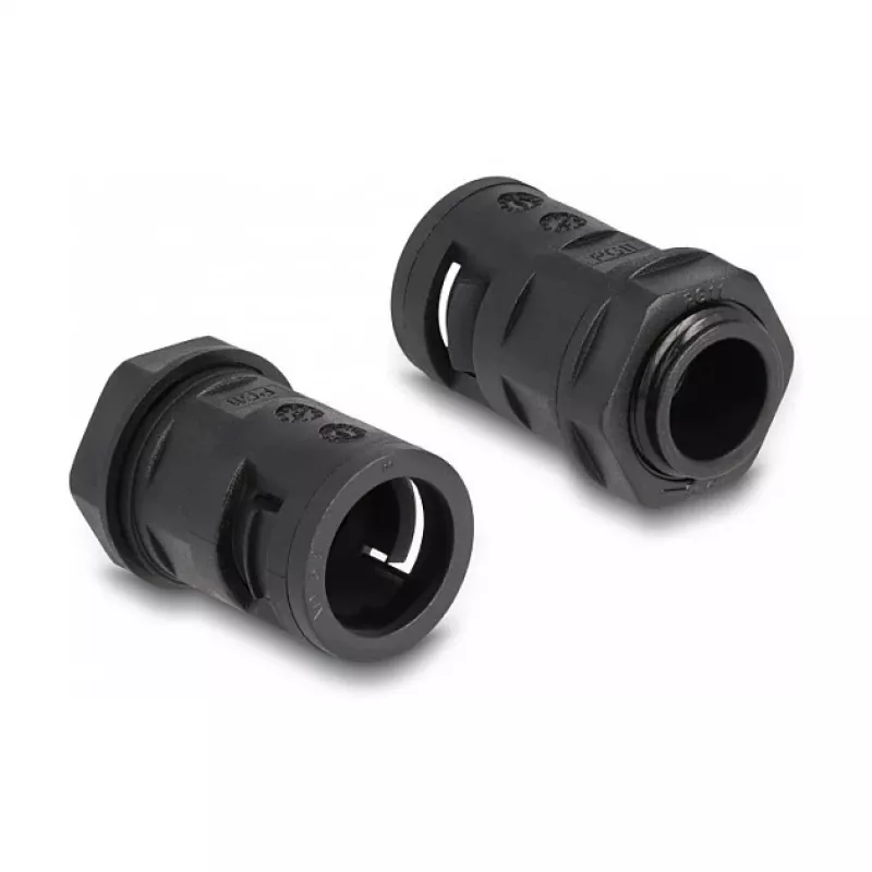 Kabeļu uzmava DeLOCK 60463 melna plastmasas 15.8mm x 2m