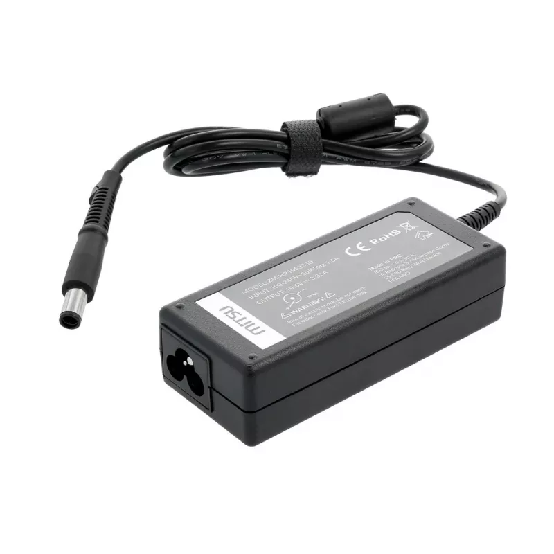 Barošanas adapteris MITSU HP 19,5 V 3,33 A klēpjdatoriem — 19,5 V, 3,33 A izeja