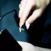 Green Cell KABGCSET03 USB kabelis 2 m USB A uz USB C Melns