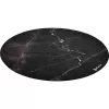 Grīdas paklājiņš krēslam Arozzi Zona Round Floor Pad — Melns Marble, apaļš aizsargpaklājiņš cietām grīdām un grīdām ar zemu paklāju